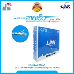 สายแลน Cat6A Link US-9266LSZH-1 F/UTP XG Indoor 650MHz LSZH 23 AWG 100M