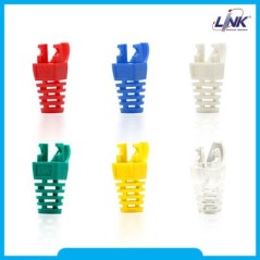 Link US-651X Locking Modular Plug Boots CAT 5E PVC Rubber Protect