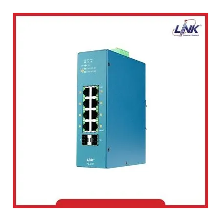 PS-3180 Link 8-Port Lite Managed Industrial Gigabit PoE SWITCH, 2 SFP