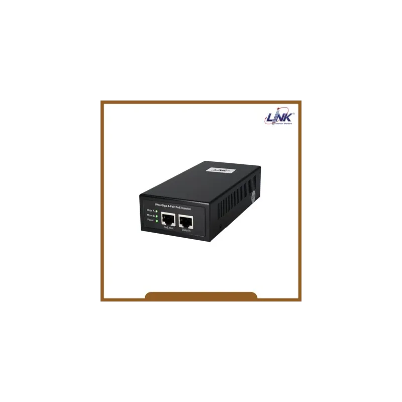 Link PS-8616 Gigabit POE+ 60W Injector with PD Detection 802.3bt