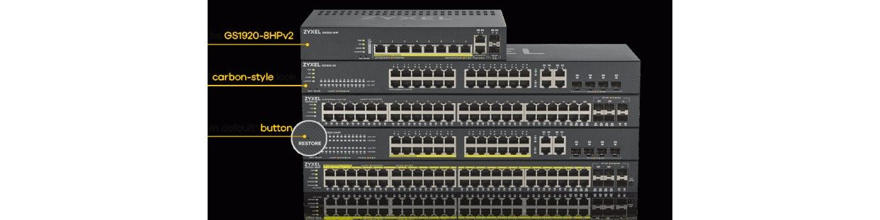 Zyxel Switch GS1920 Series L2 Managed Switch ประกัน Lifetime