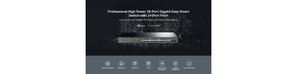 TP-Link Easy Smart Switch L2 Managed Switch รองรับ VLAN, IGMP
