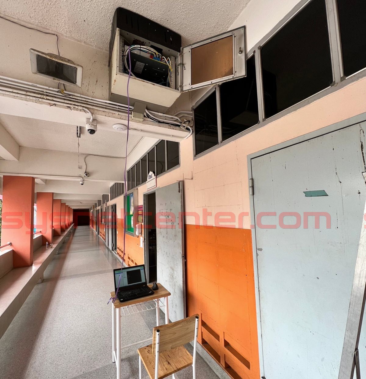 ระบบ WIFI งานโรงเรียนขนาดใหญ่นักเรียน 2000 คน