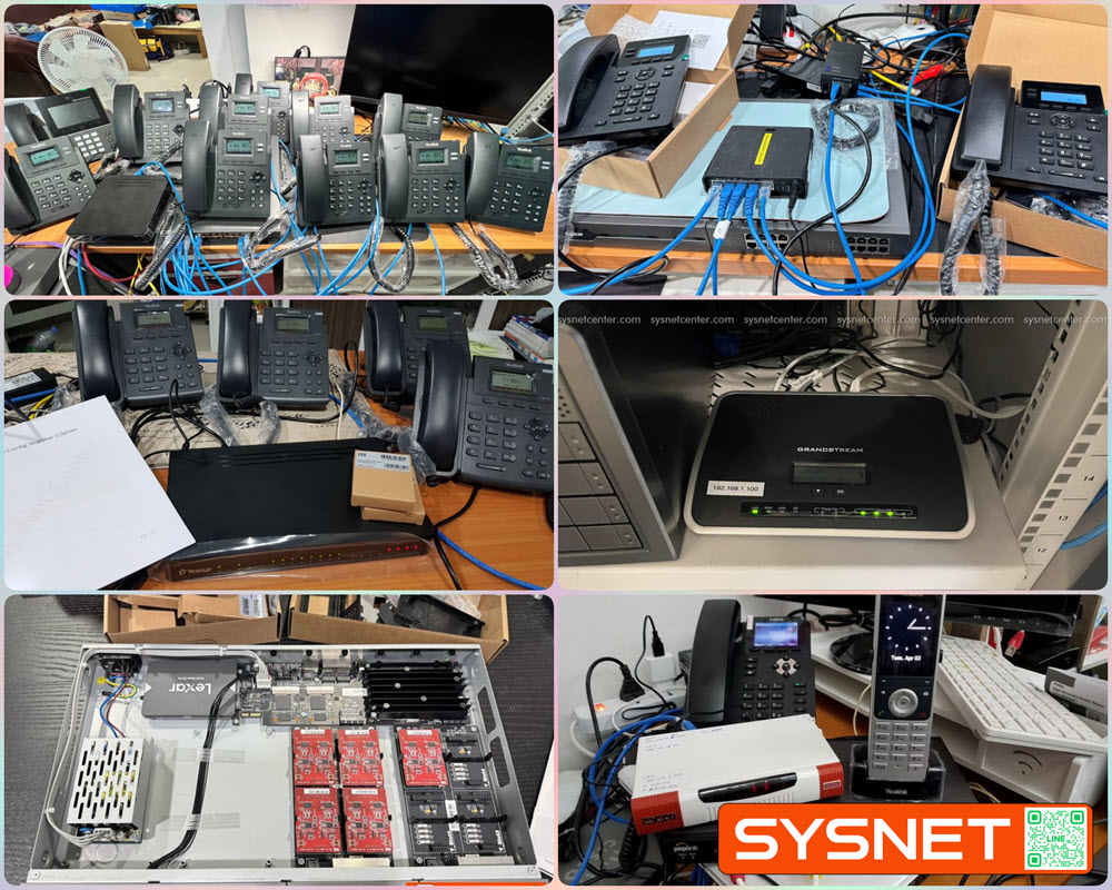 งานระบบตู้โทรศัพท์แบบ IP, ระบบ VOIP, ระบบ IP-PBX 