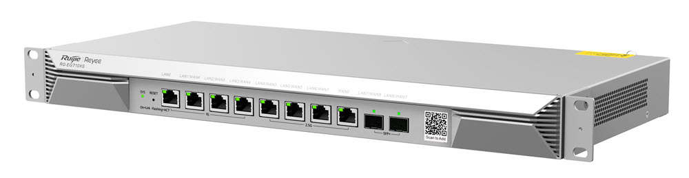 RG-EG710XS Reyee Cloud Router 8 WAN Internet 3Gbps, 700 Clients