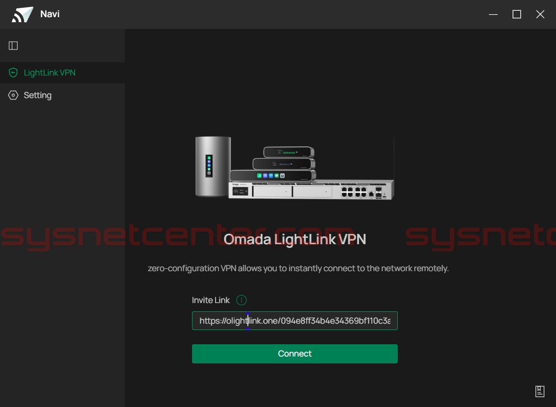 ทดสอบ LightLink VPN บน Windows