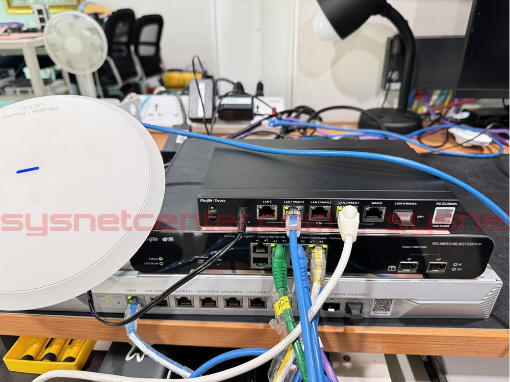 Review ทดสอบใช้งาน Reyee RG-EG406XS Router