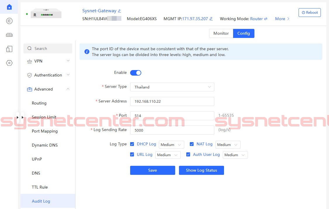 Review ทดสอบใช้งาน Reyee RG-EG406XS Router