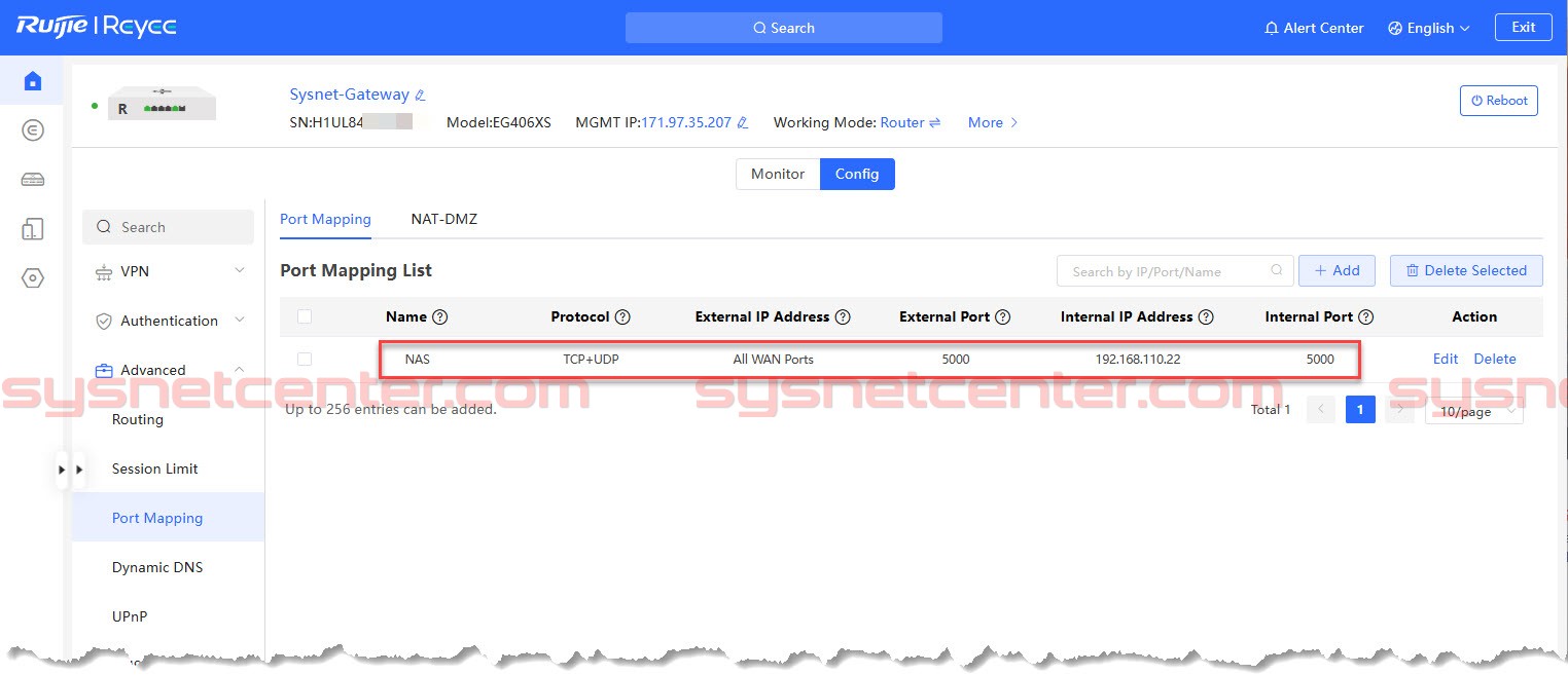 Review ทดสอบใช้งาน Reyee RG-EG406XS Router
