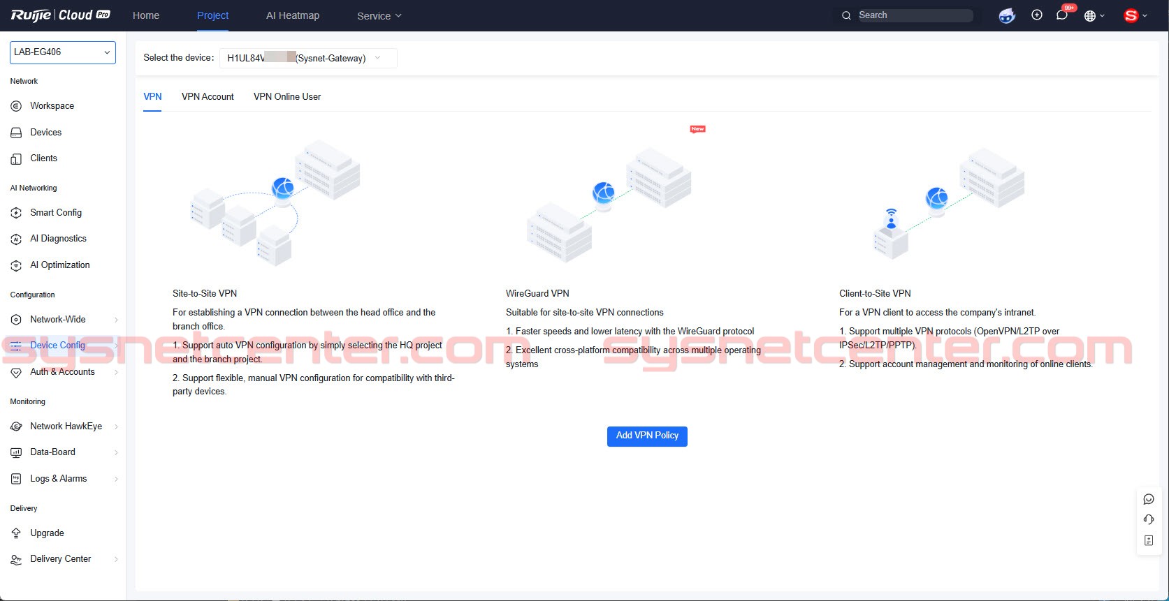 Review ทดสอบใช้งาน Reyee RG-EG406XS Router