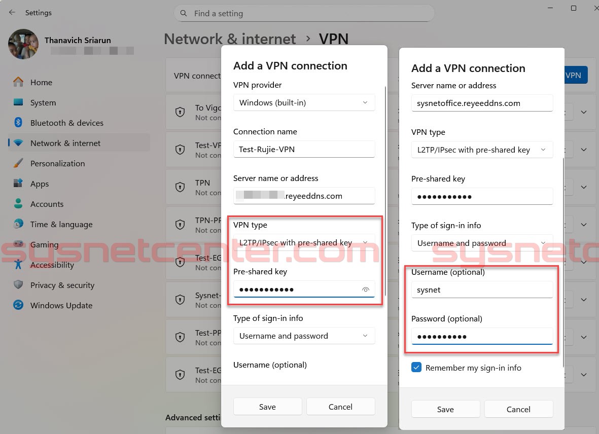 คู่มือการ Config VPN Client To Site บน Reyee Gateway