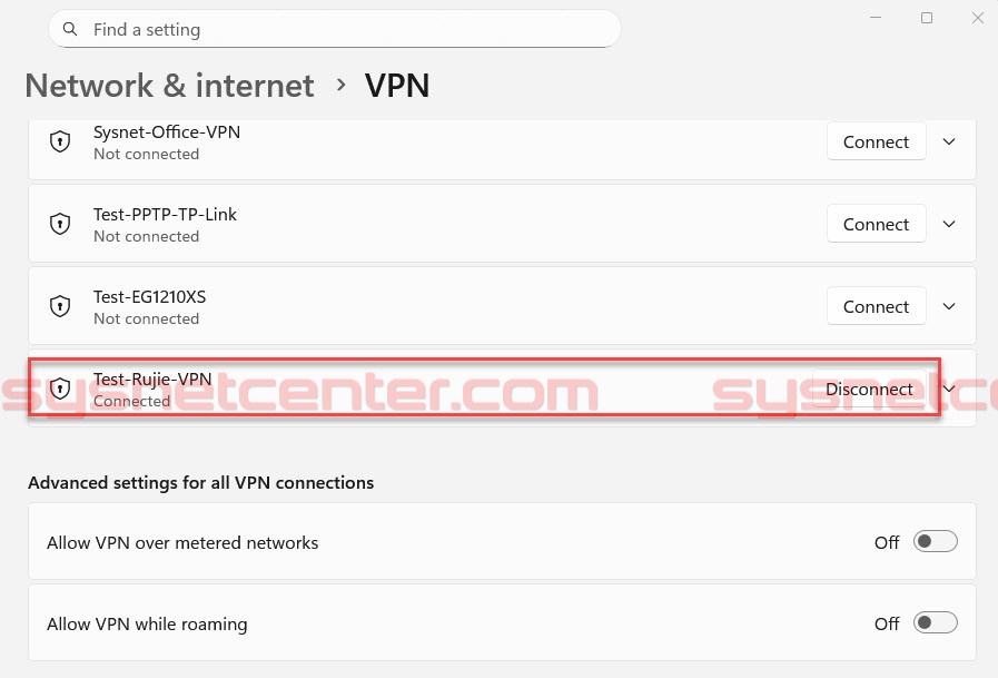 คู่มือการ Config VPN Client To Site บน Reyee Gateway