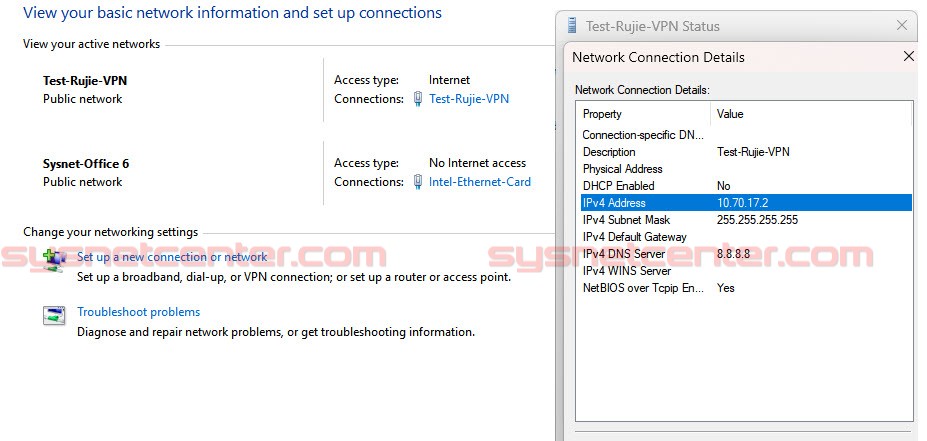 คู่มือการ Config VPN Client To Site บน Reyee Gateway