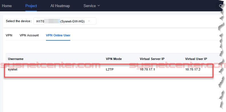 คู่มือการ Config VPN Client To Site บน Reyee Gateway