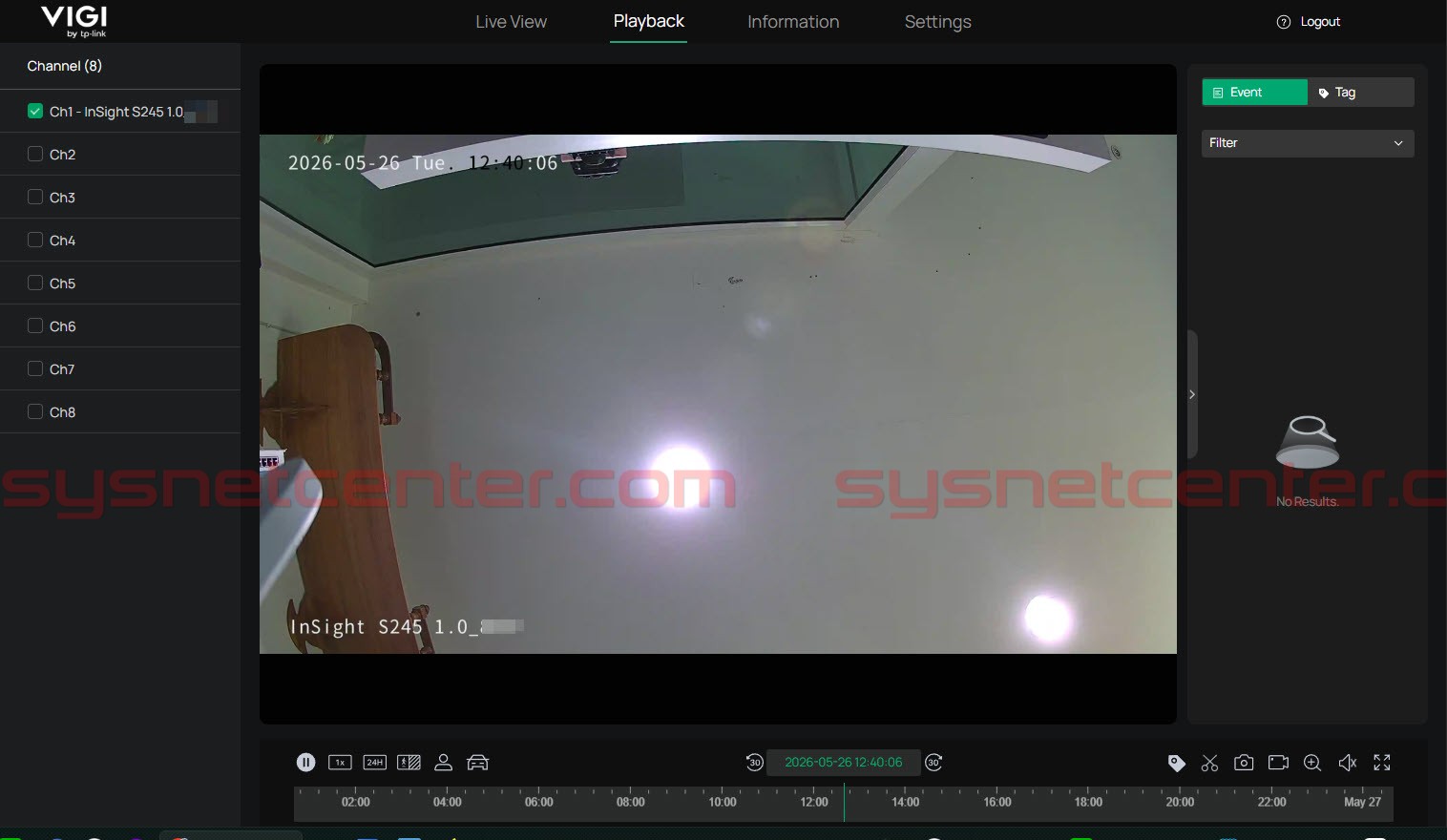 ดู Playback ภาพย้อนหลังจาก VIGI IP-Camera ที่บันทึกผ่าน Remote Registration ดู Playback ภาพย้อนหลังจาก VIGI IP-Camera ที่บันทึกผ่าน Remote Registration
