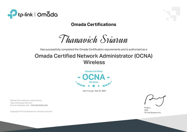 Tp-Link OCNA Certified