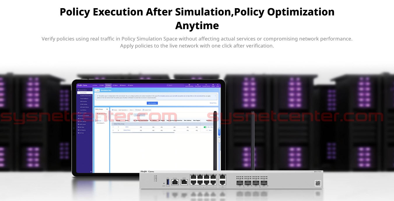 RG-CF30XS Cybrey Next-Generation Firewall | 9Gbps, 10GE SFP+, Cloud Managed