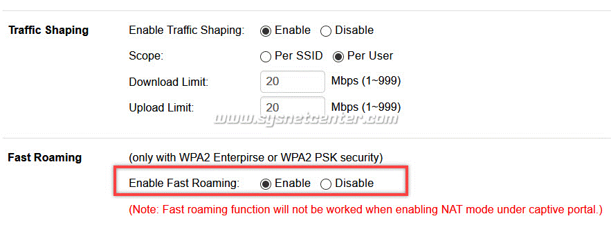 access point fast roaming