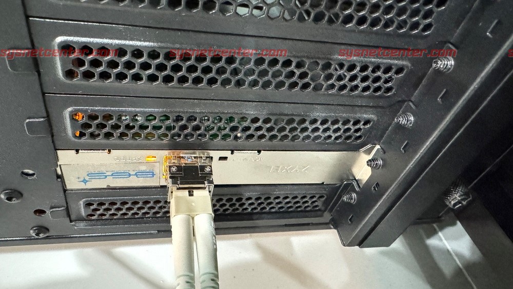 านระบบเครือข่าย เชื่อมต่อ Client ด้วย Fiber Optic ความเร็ว 10Gbps