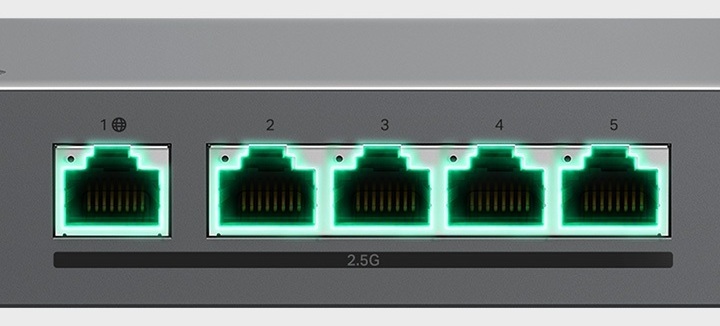 Full 2.5G Ports