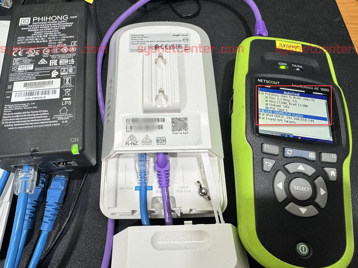 Review RG-EST330F-P Wireless Bridge พร้อม POE-Out