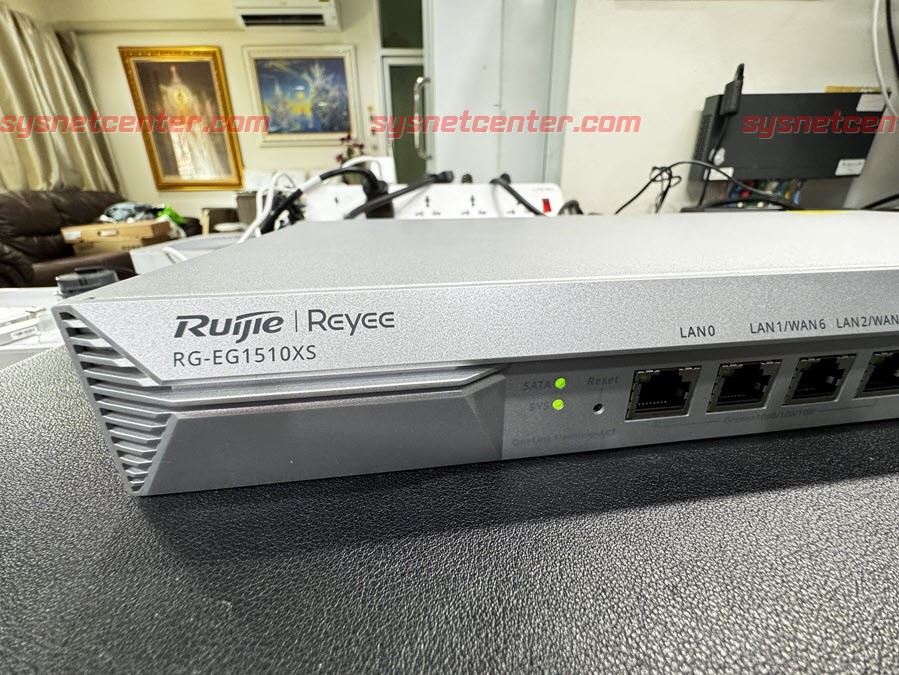 Review Reyee RG-EG1510XS Cloud Router 4-WAN 4Gbps