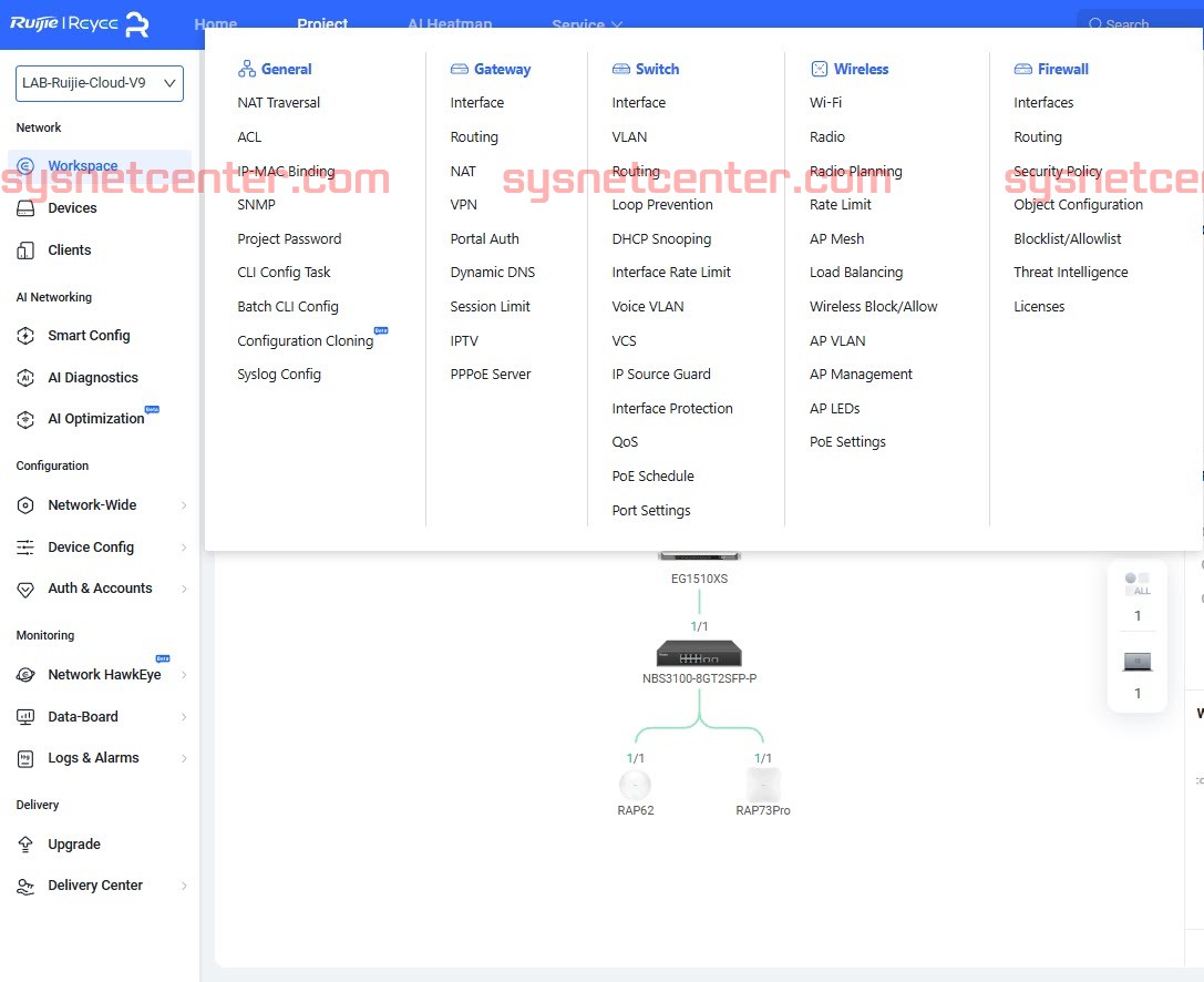 Review Ruijie Cloud V9.