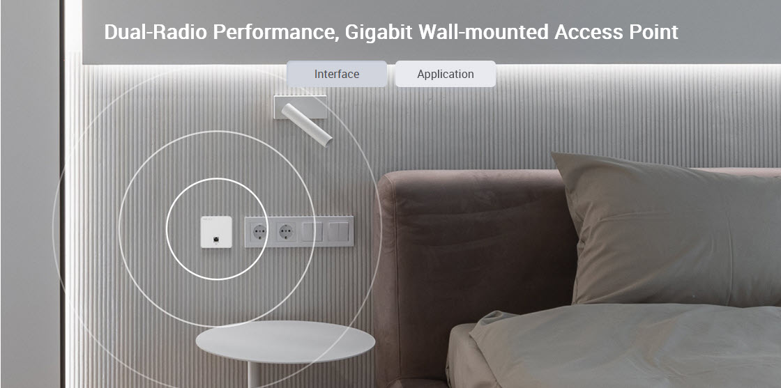 Reyee RG-RAP1201 Wi-Fi 5 Gigabit Wall-Mounted Access Point