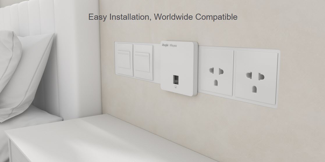 RG-RAP1261 AX3000 Dual-Band Ultra-Thin Wall Plate Access Point