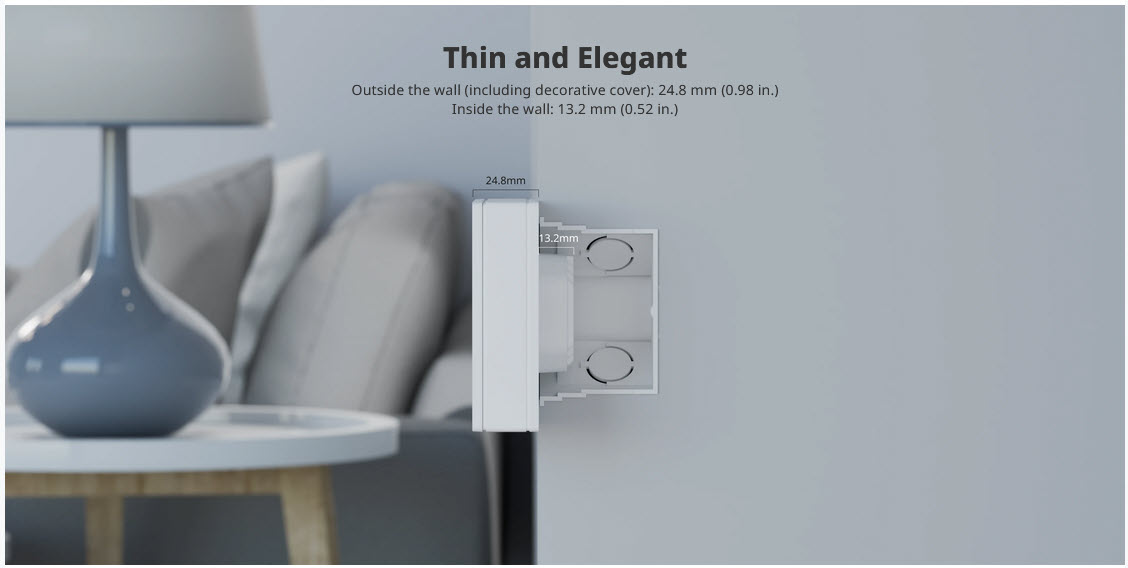 RG-RAP62-Wall-Lite Reyee Wi-Fi 6 AX3000 Dual-Band Wall-Plate AP