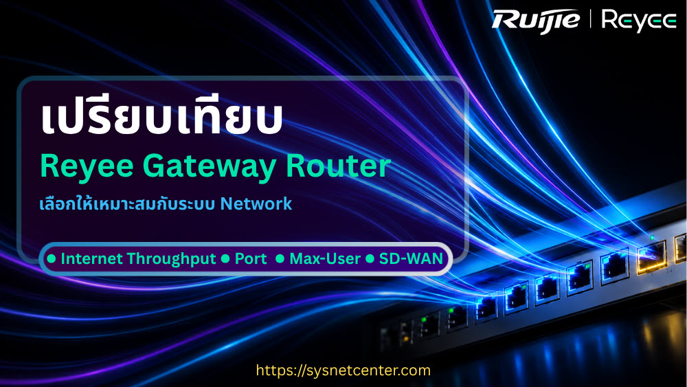 เปรียบเทียบ Reyee Gateway Router