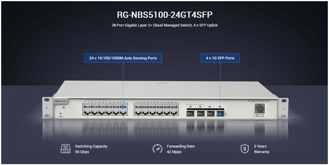 Reyee RG-NBS5100-24GT4SFP