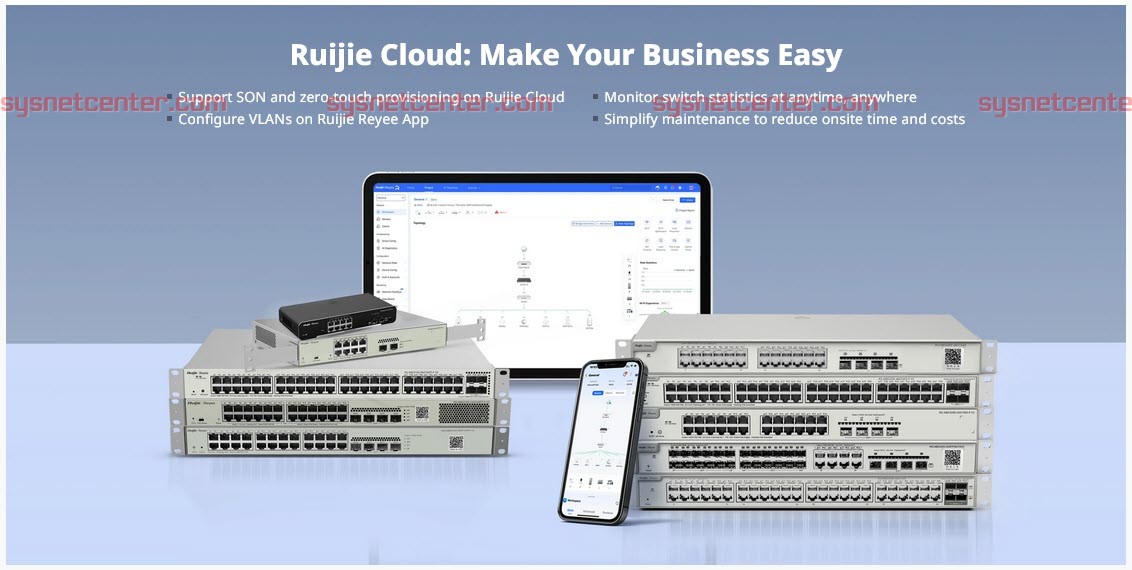 RG-NBS5200-24GT4XS-P-V2 Reyee L3-Managed POE Switch 24 Port Gigabit