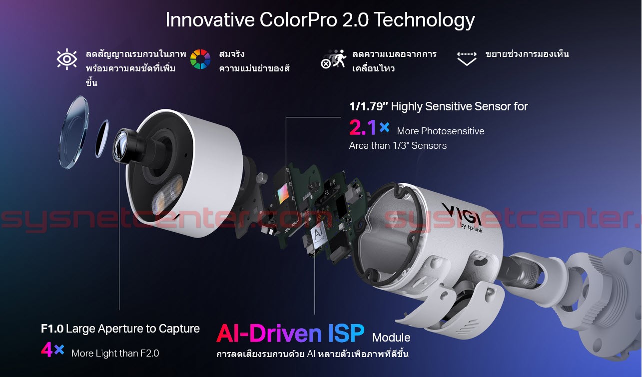 InSight S345S VIGI 4MP Outdoor ColorPro 2.0 Bullet Network Camera