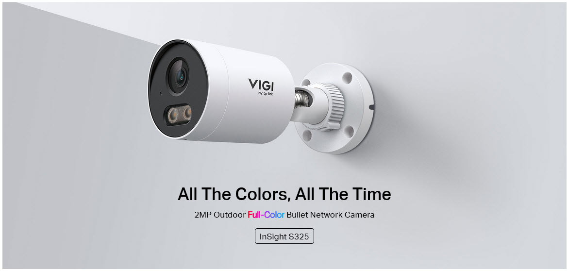 Insight S325 VIGI TP-Link VIGI 2MP Full-Color Bullet Network Camera