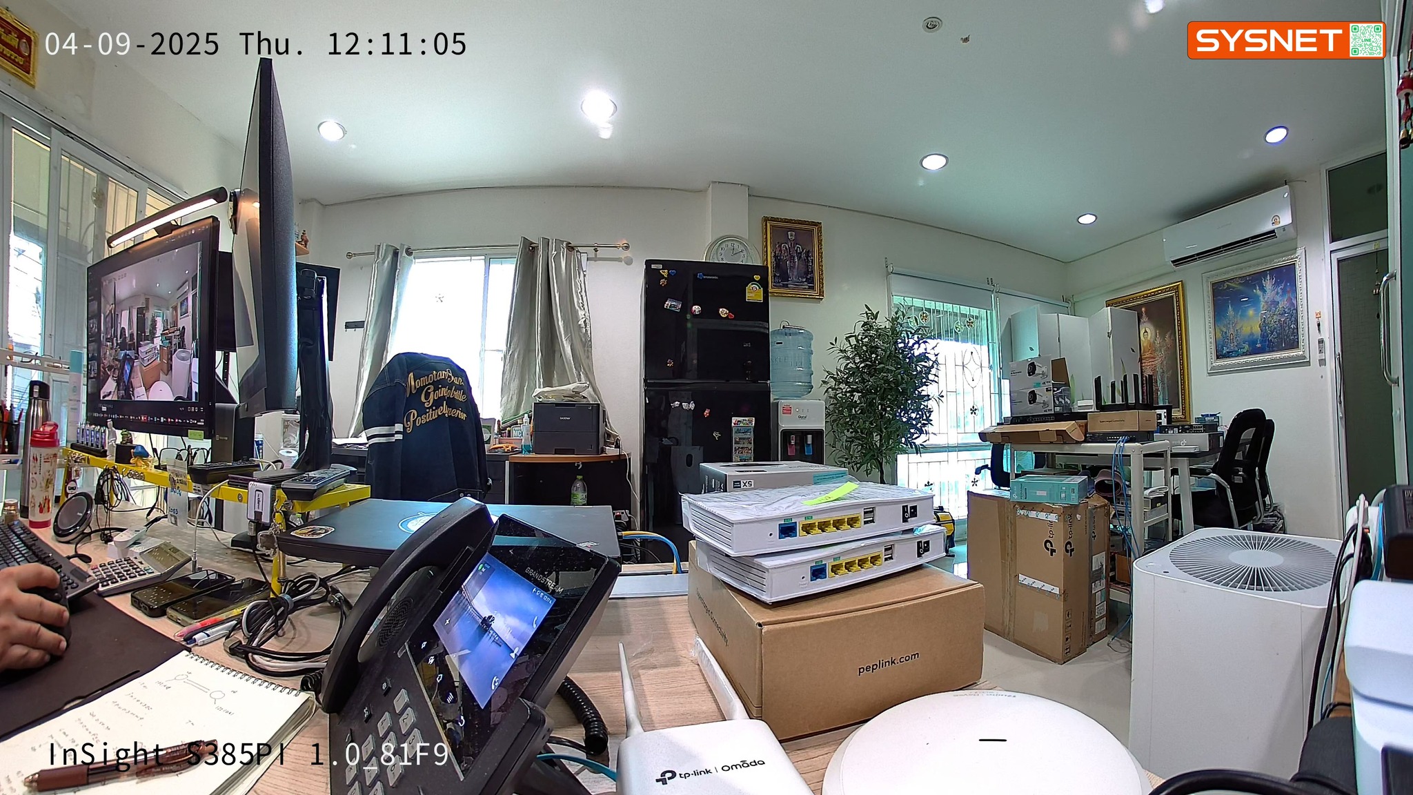 Insight S385Pi VIGI 8MP Outdoor IR Panoramic Bullet Network Camera 180องศา