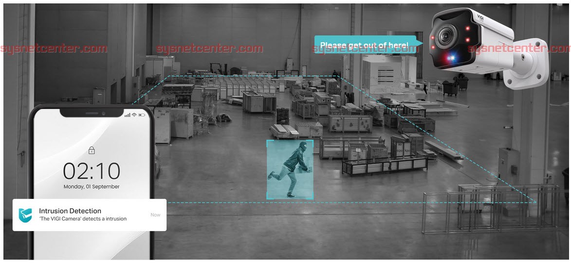 Insight S485Pi VIGI 8MP IR Panoramic Turret Network Camera