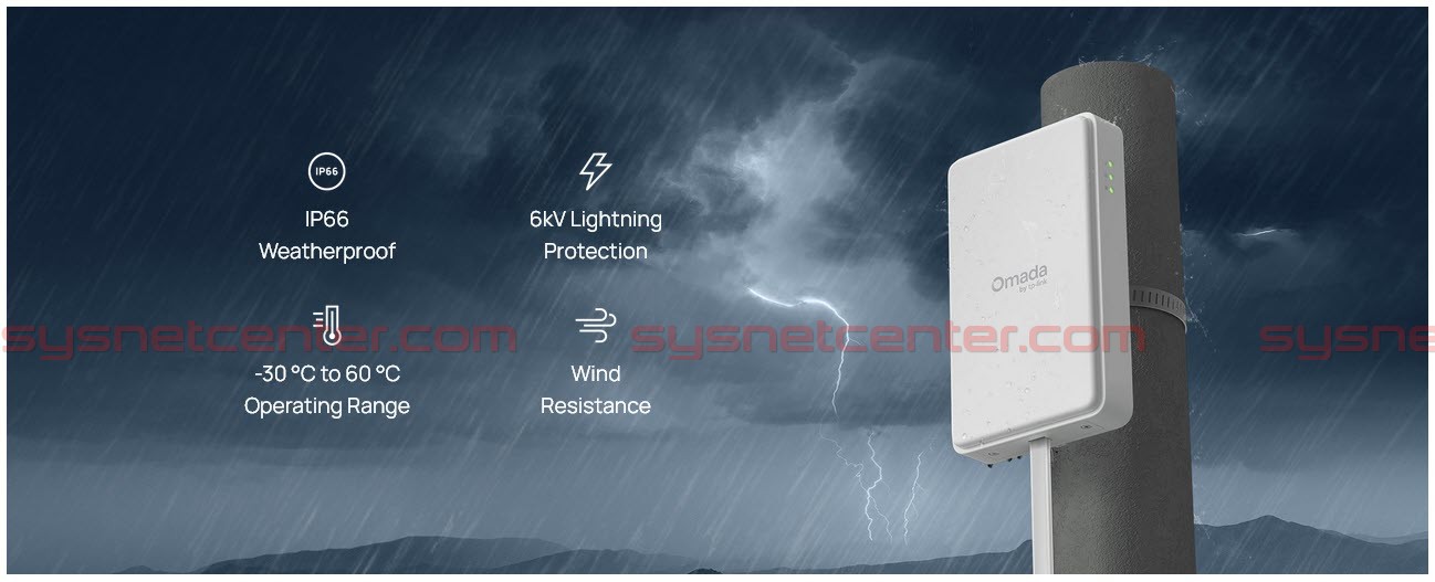 ER701-5G-Outdoor TP-Link Omada 5G Outdoor Gateway, 2.5G PoE In, Dual Nano SIM, Cloud Managed, IP66