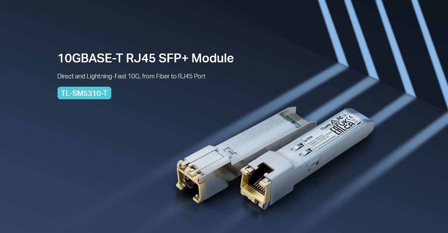 TP-Link TL-SM5310-T 10G BASE-T RJ45 SFP+ Module
