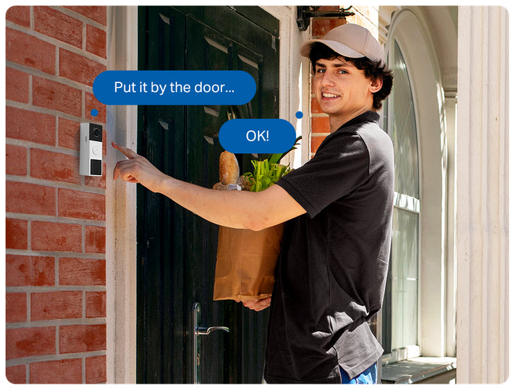 TP-LINK Tapo D210 Video Doorbell Camera กริ่งพร้อมกล้องไร้สาย