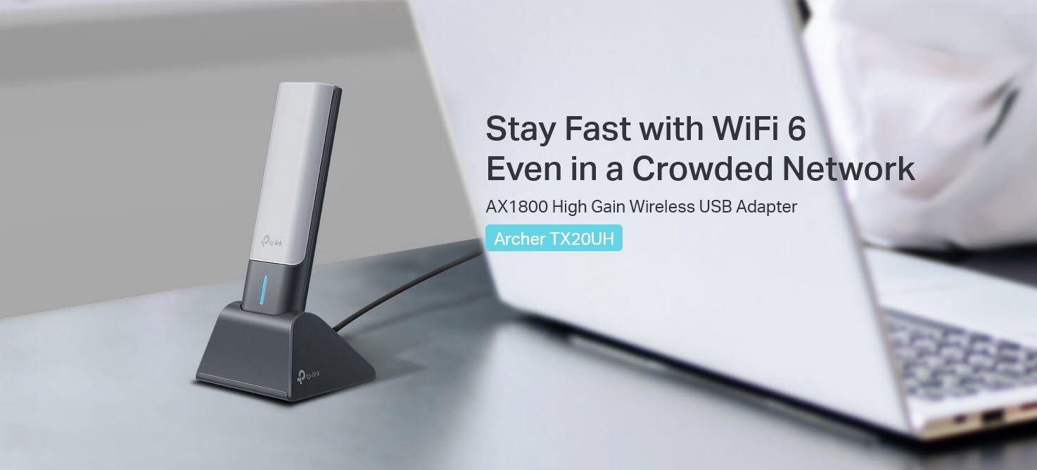 TP-Link Archer TX20UH ตัวรับสัญญาณ WIFI AX1800 Wireless USB Adapter
