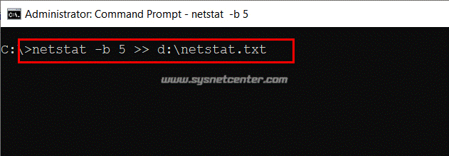 network tool netstat