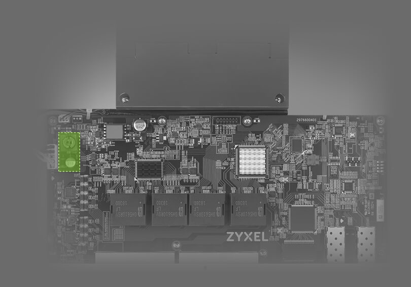 Stabilized power Filters electrical noise and surge to ensure supplying stable power to PoE and the system.