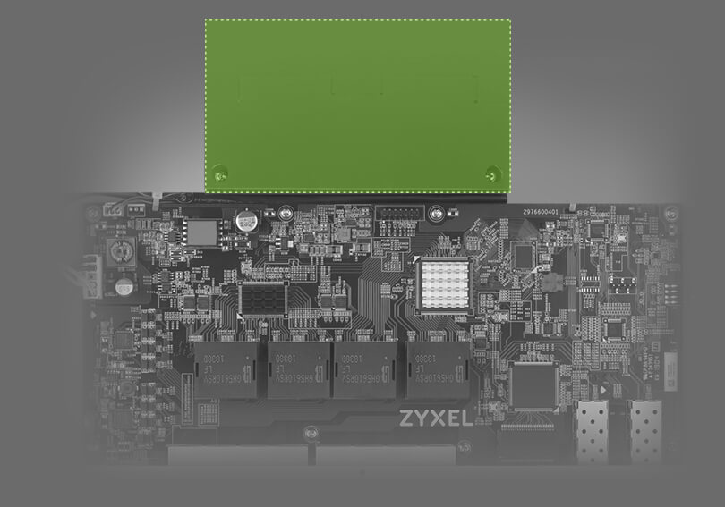 Selected power supply  2X Surge and ESD protection.