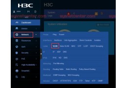 การ Config VLAN อุปกรณ์ H3C Managed Switch