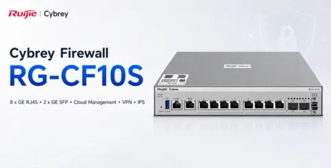 RG-CF10S Cybrey Next-Generation Firewall 6-8Gbps, IPS, VPN, Cloud Management